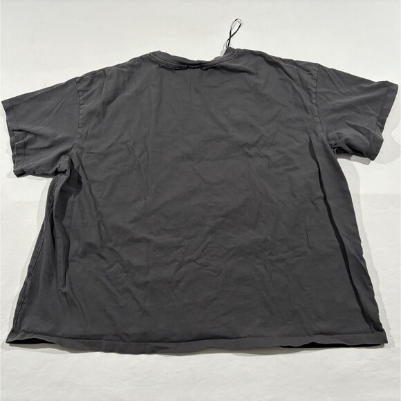 H&M ACDC Graphic T-shirt Women Faded Black Band Tee AC/DC Back in Black Sz 2XL - Picture 10 of 11